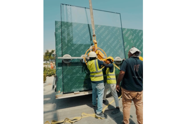 Before the View: Inside the Glazing Process at Our Sobha Project